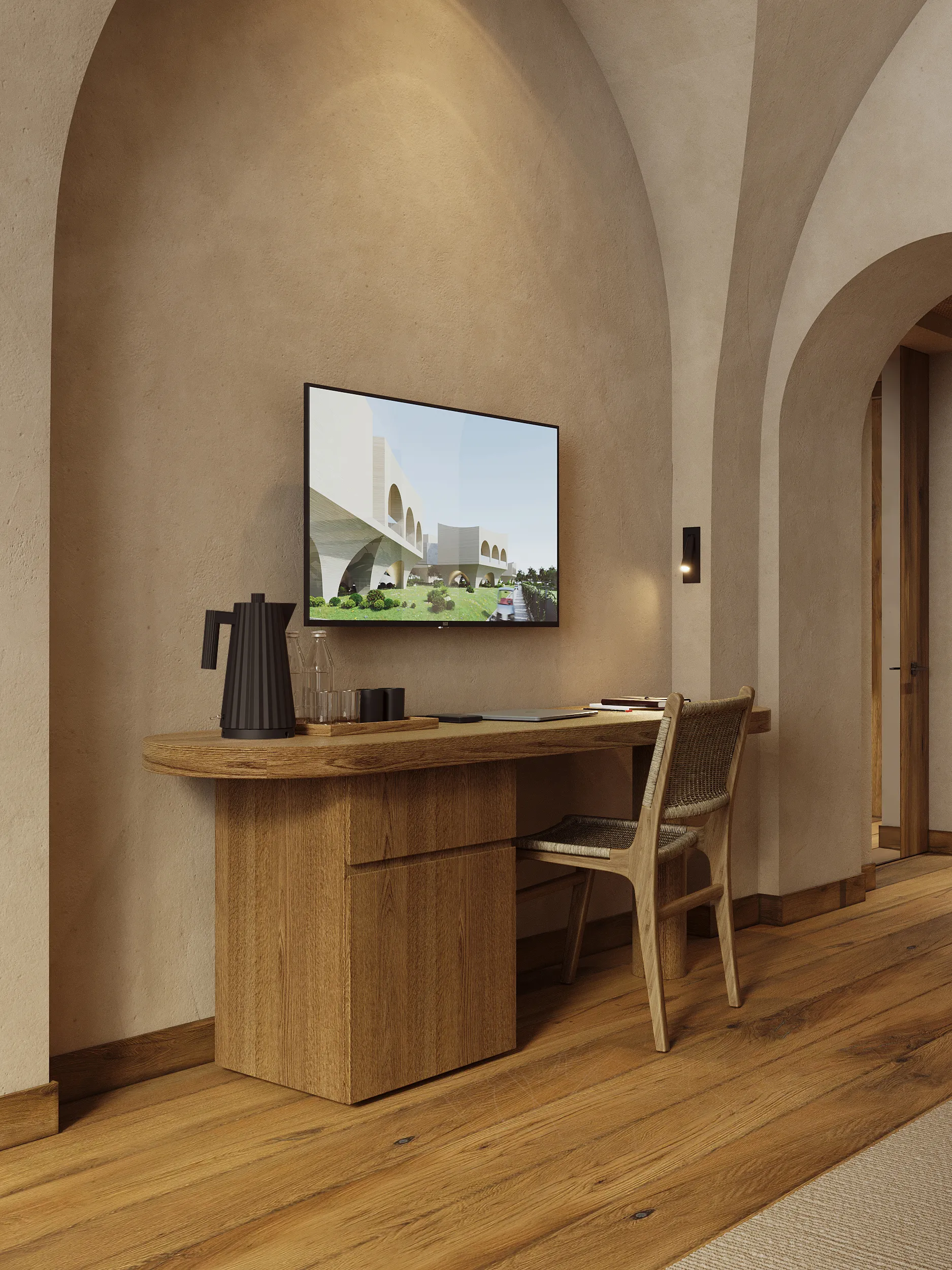 Accessible Chamber with Village View